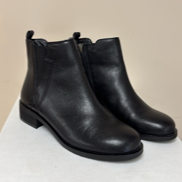 Salvia Ankle Boots Black Butter Nappa Leather Style Rhonda Size 37 USA 6.5 - 7 - Picture 9 of 9